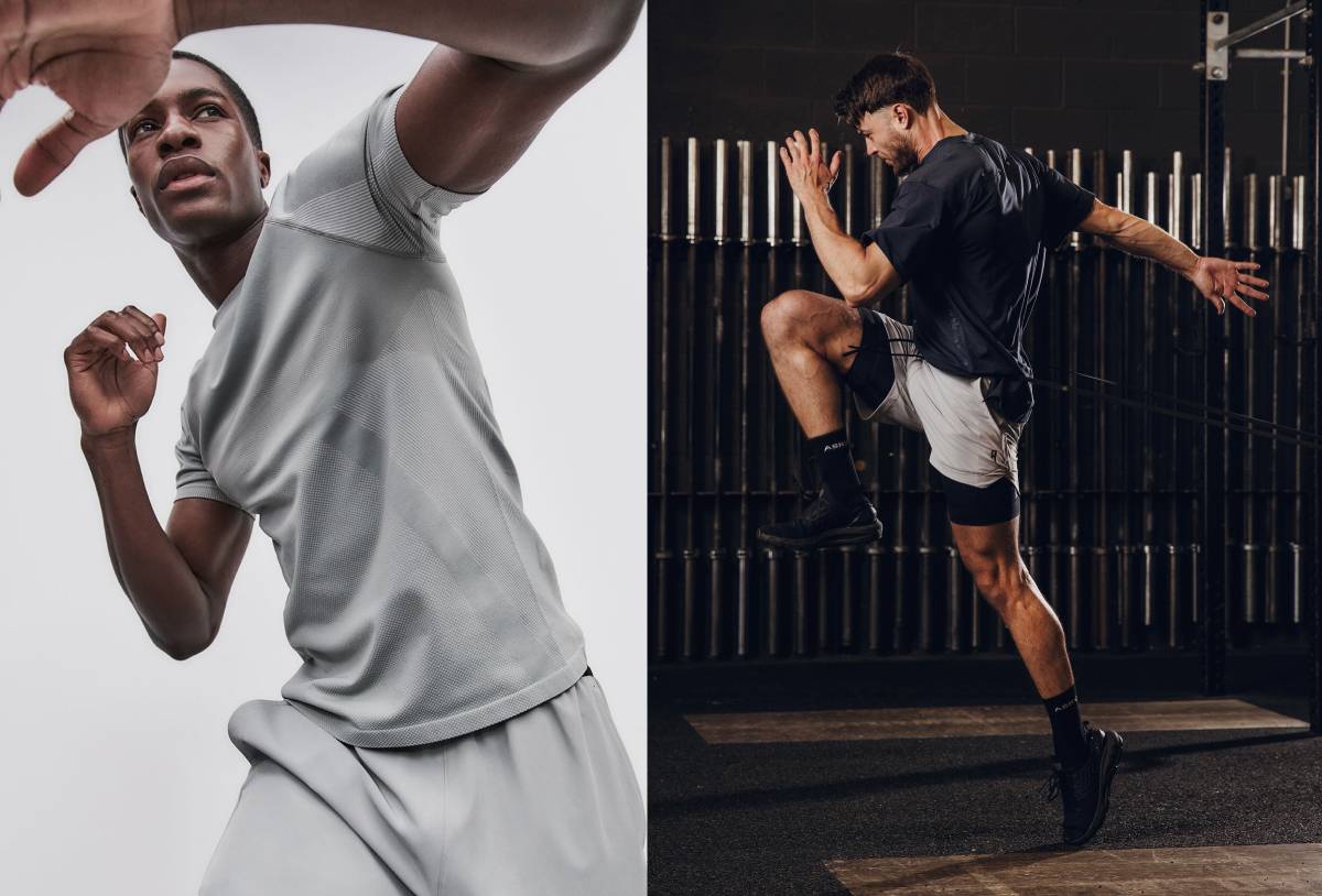 T-shirt sports photoshoot