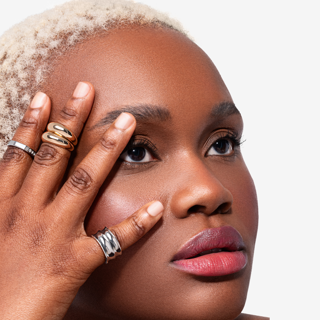 on-model jewelry product photography